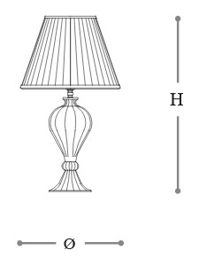 Lamp-8056-Opera-Italamp-table-lamp-measurements
